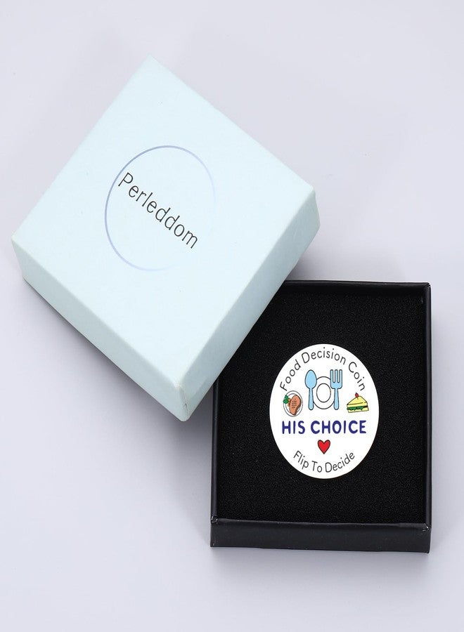 Perleddom Mens Valentines Day Gifts Food Decision Coin Coolest Guy Gifts for Boyfriend Date Night Games for Adults Men Women Valentine's Day Gifts for Him Date Night Ideas for Husband Pocket Hug Token - Image 2